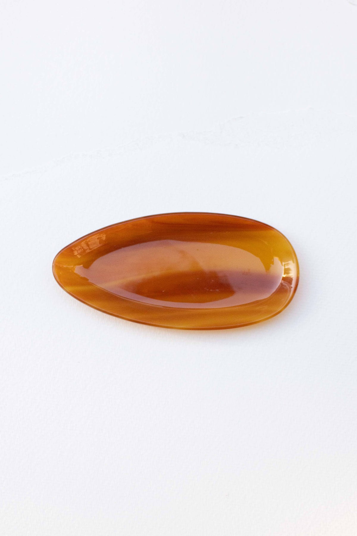 Eco Acetate Oval Accessories Tray: Brown Sugar