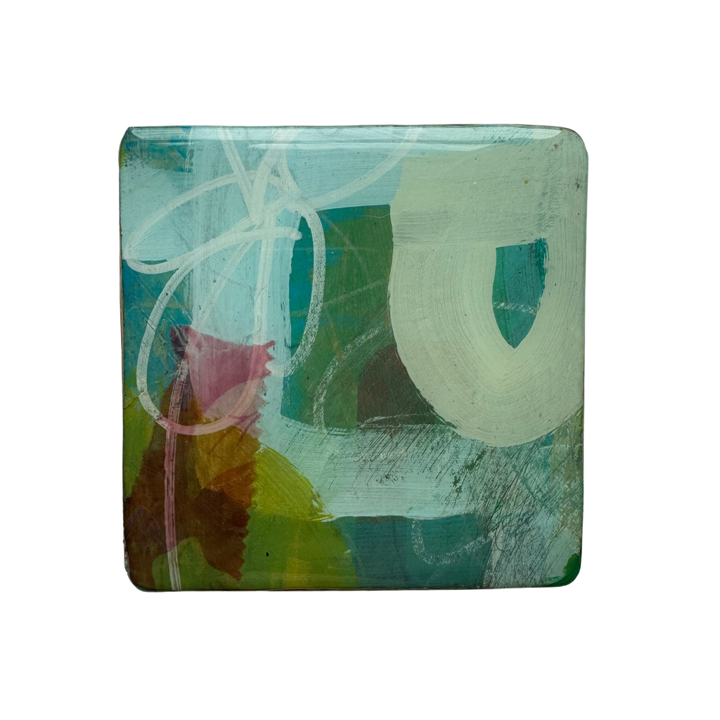 Hand Painted Coaster by Therese Cook