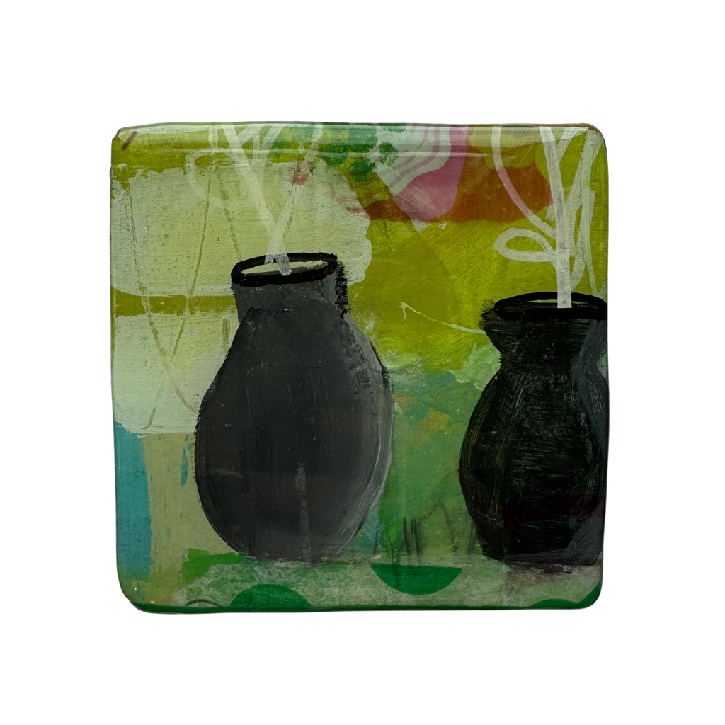 Hand Painted Coaster by Therese Cook