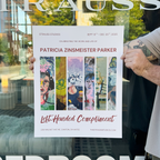 Left-Handed Compliment Exhibit Poster Patricia Zinsmeister Parker