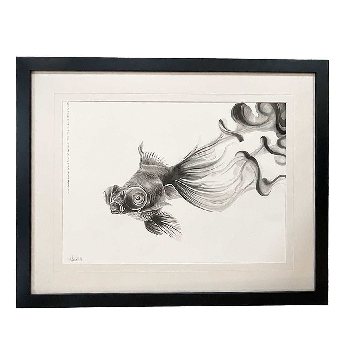 2203-20 Black Moor Fish by Patrick Buckohr