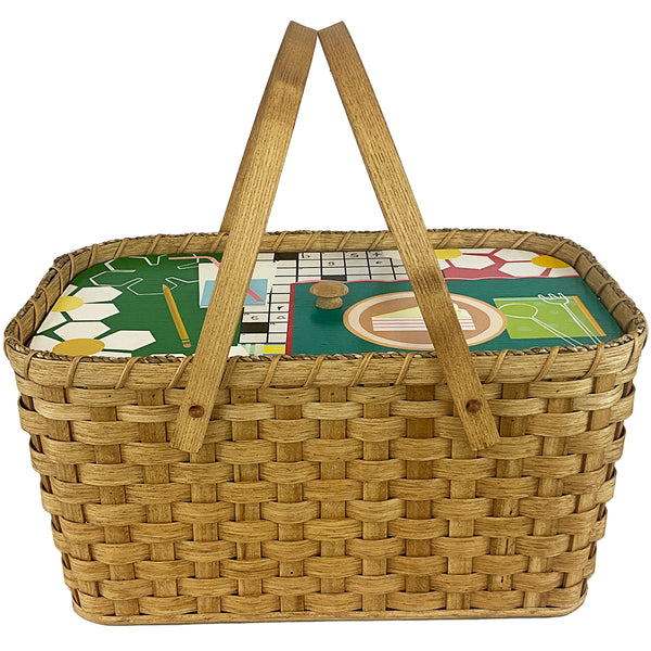 23-0725 Picnic Basket with Serving Tray