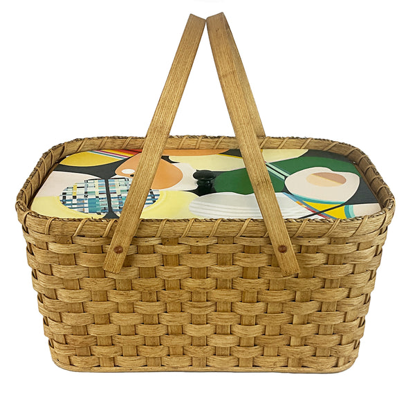 23-0726 Picnic Basket with Serving Tray