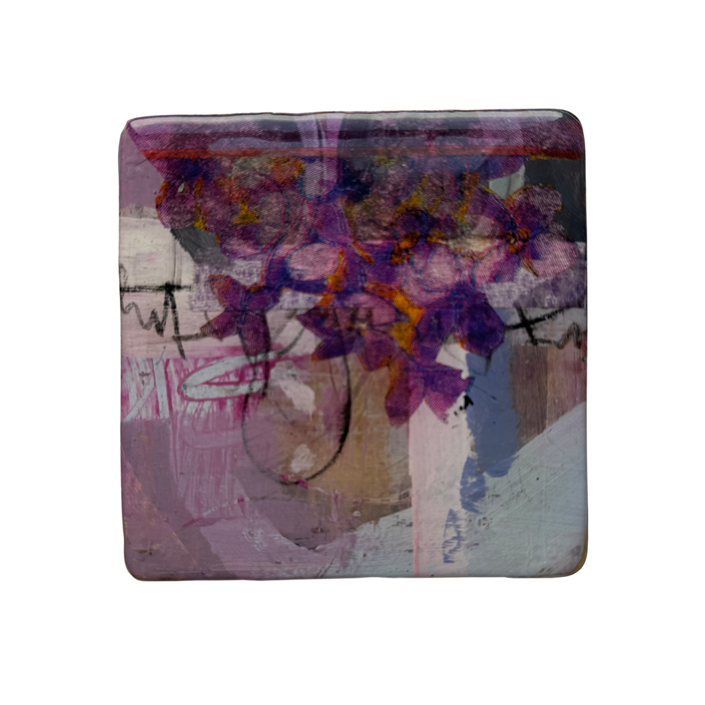 Hand Painted Coaster by Therese Cook