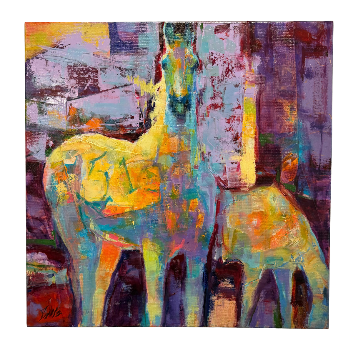 Fontomes Chevaux by Sally Priscilla Lytle
