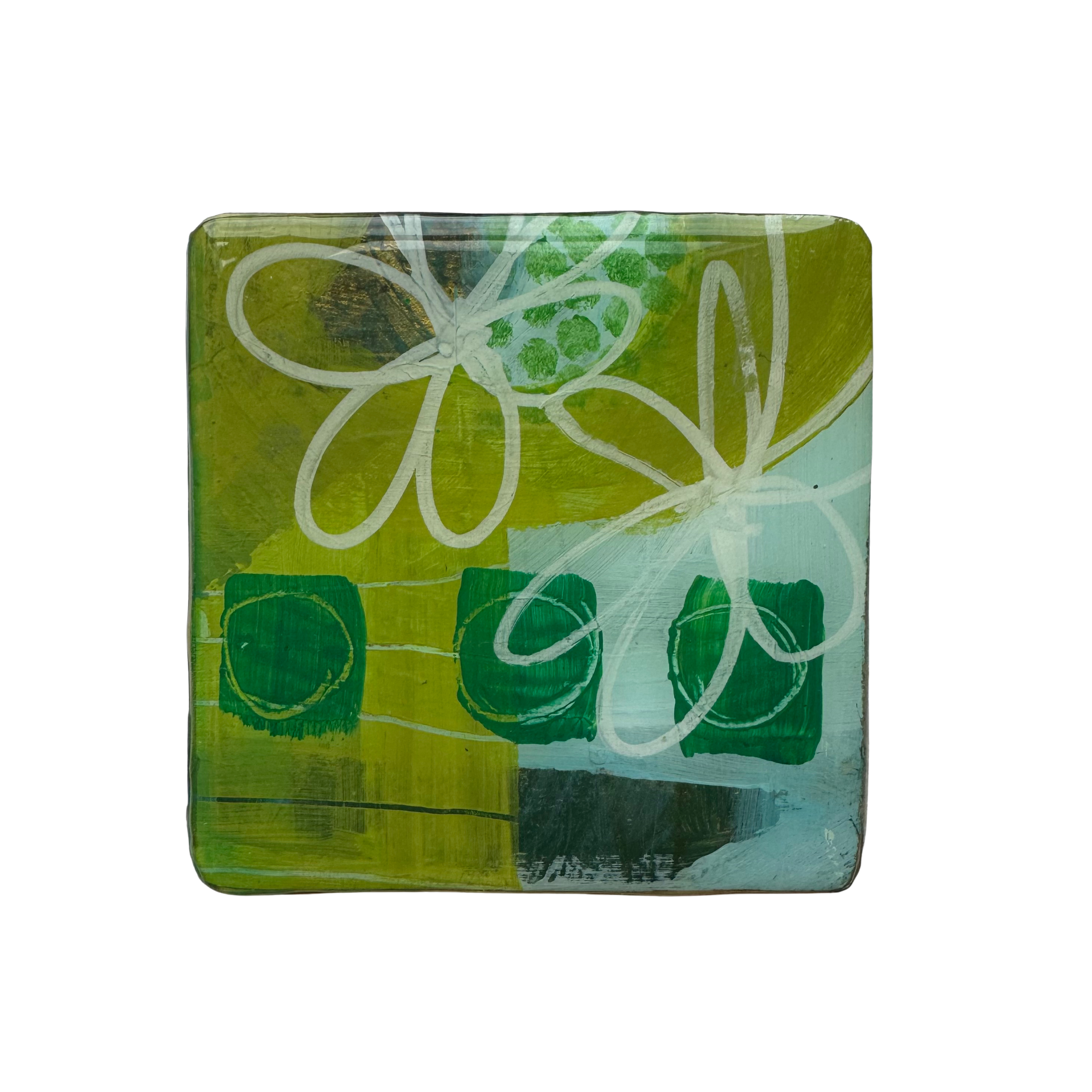 Hand Painted Coaster by Therese Cook