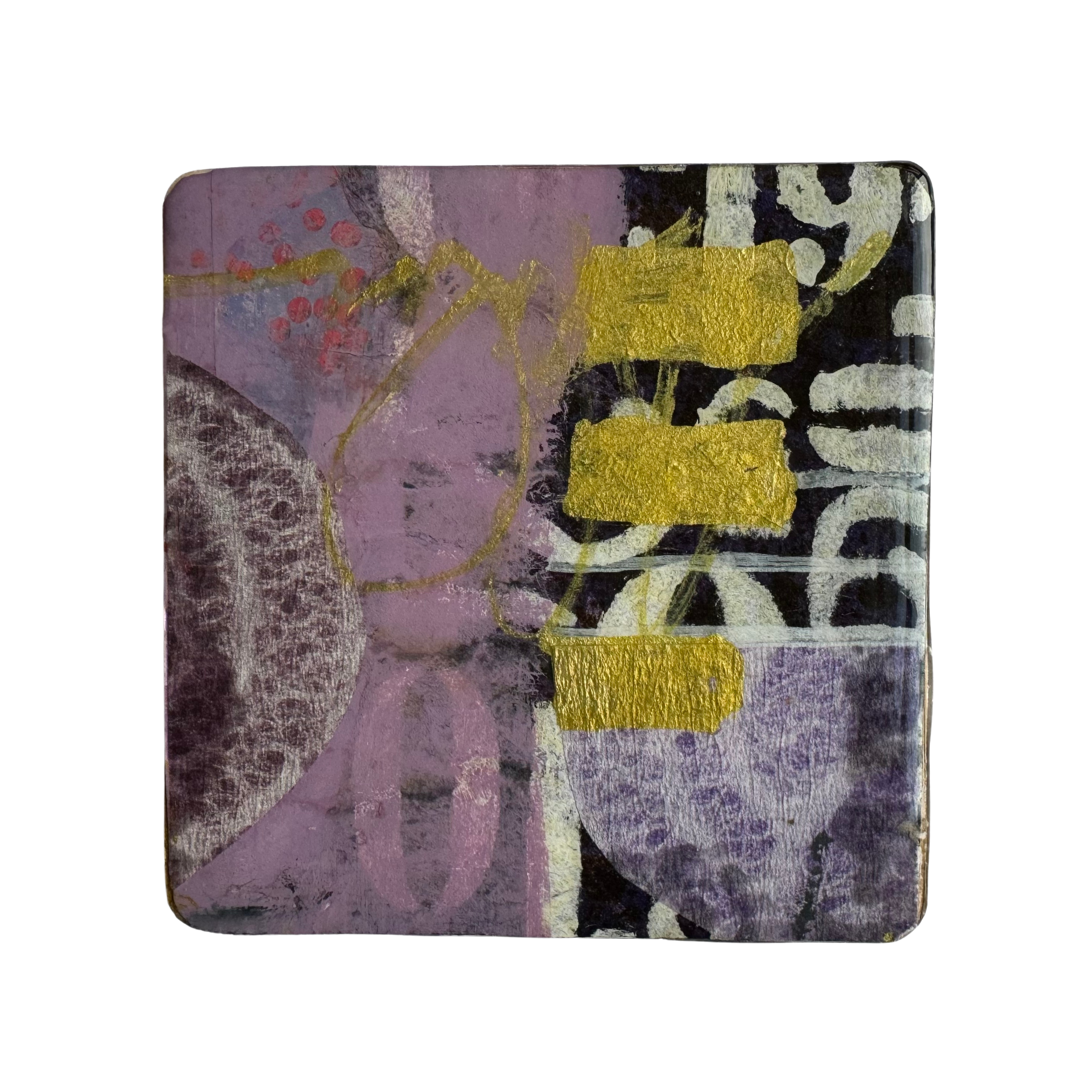 Hand Painted Coaster by Therese Cook