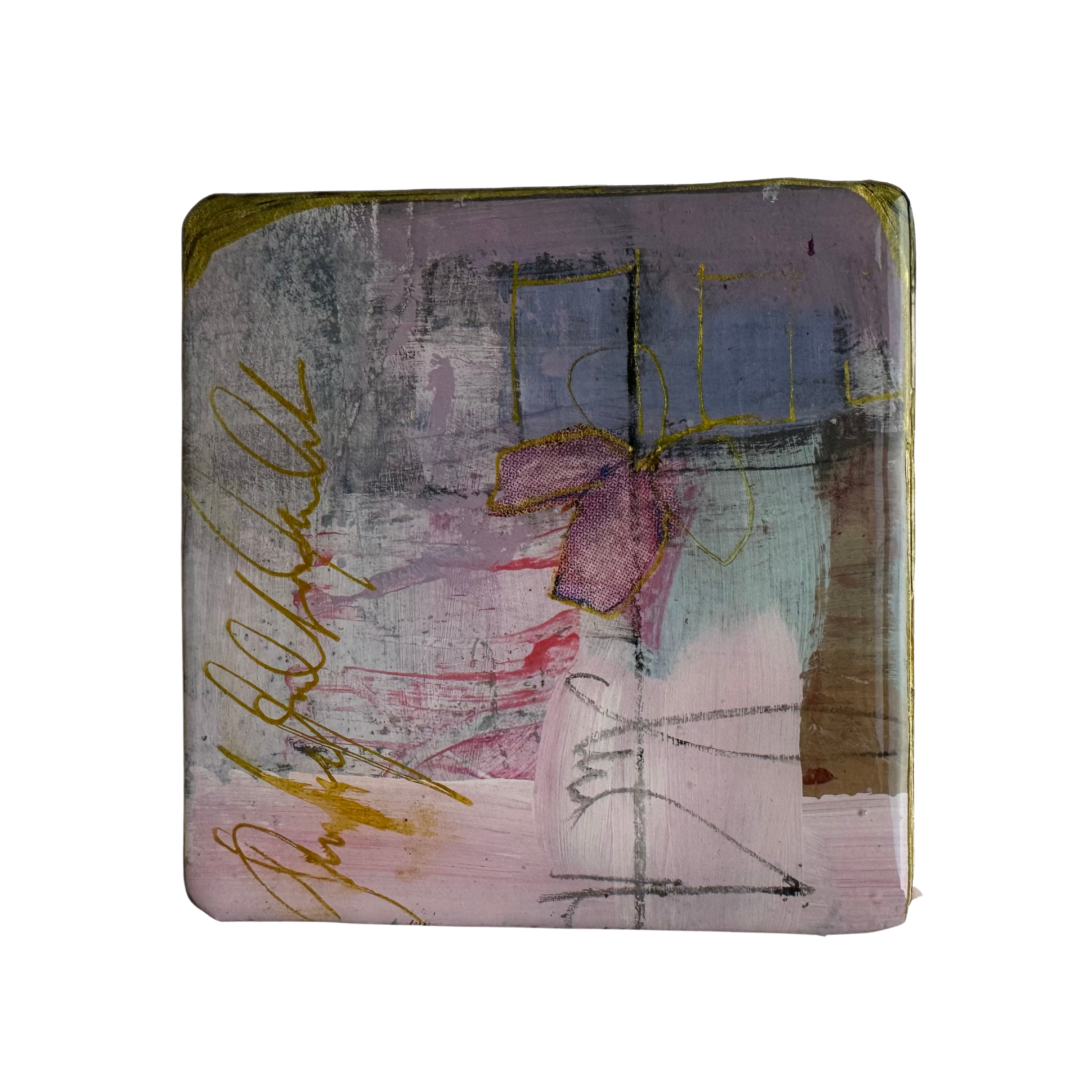 Hand Painted Coaster by Therese Cook