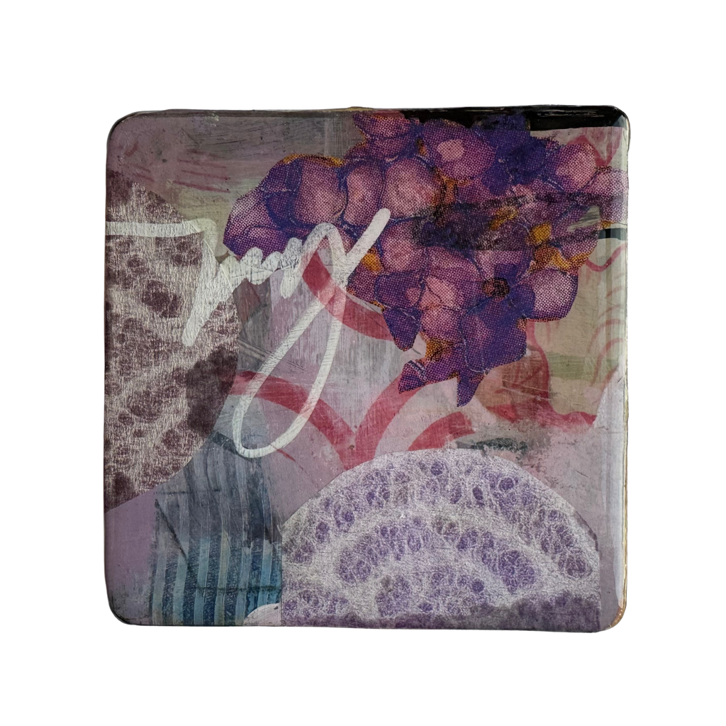 Hand Painted Coaster by Therese Cook