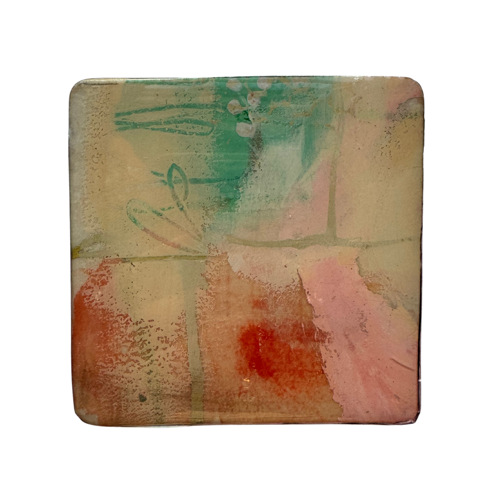 Hand Painted Coaster by Therese Cook