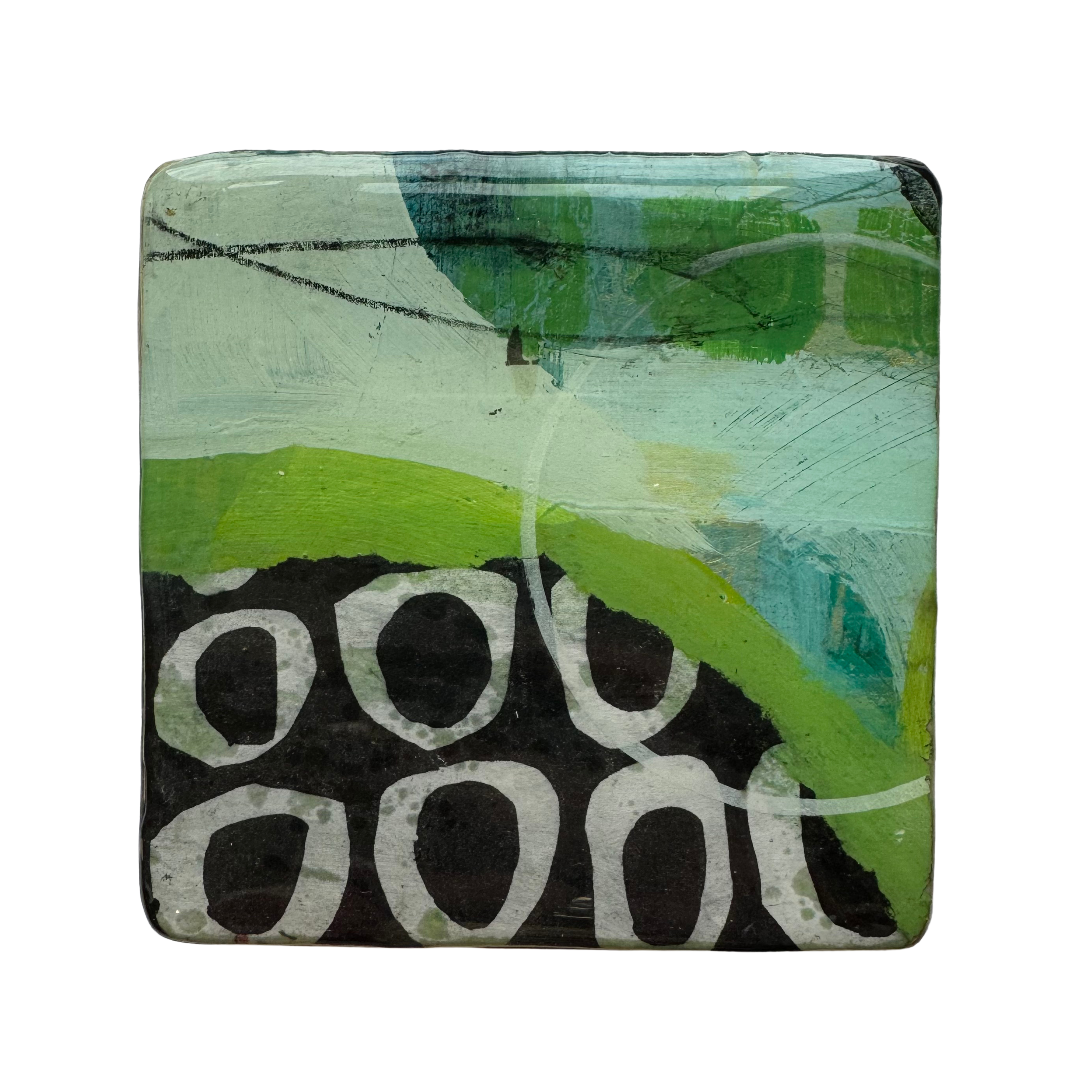 Hand Painted Coaster by Therese Cook