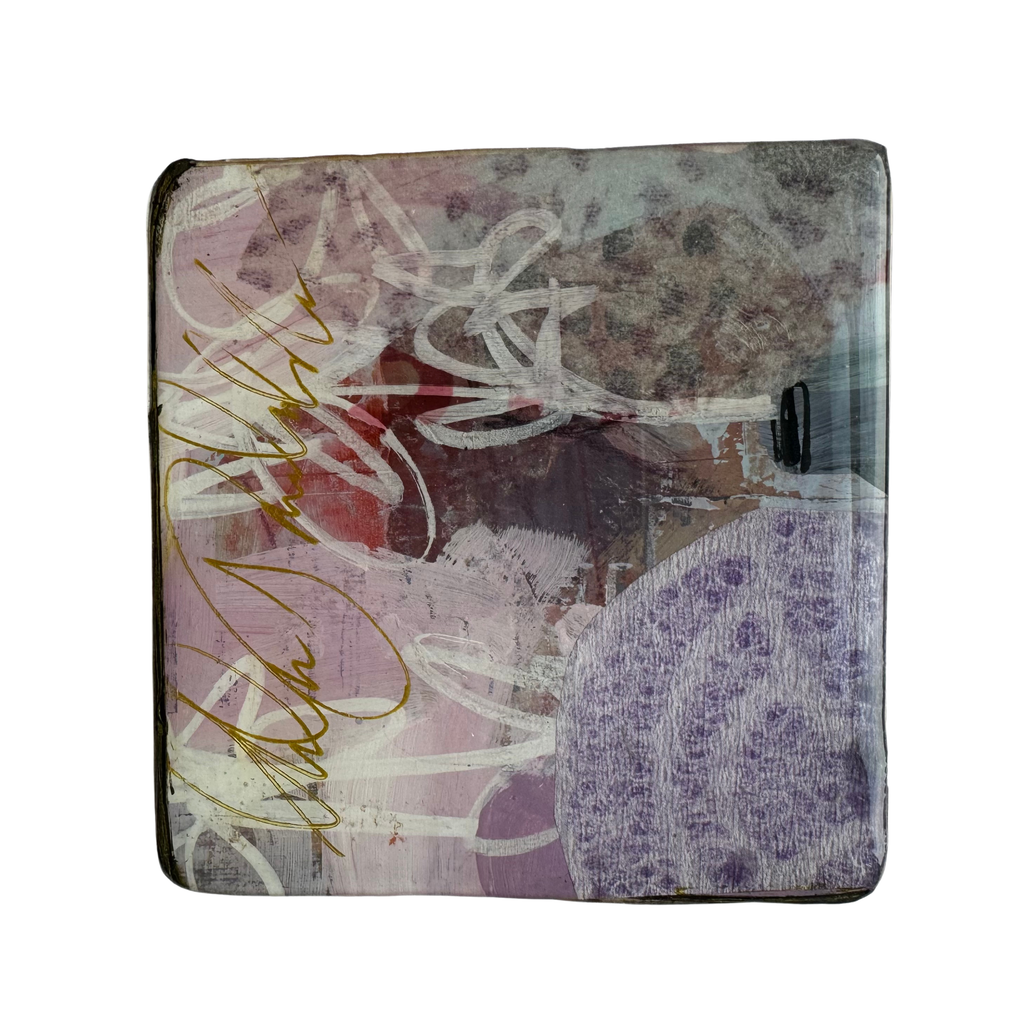 Hand Painted Coaster by Therese Cook