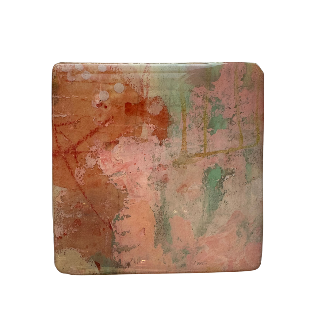 Hand Painted Coaster by Therese Cook