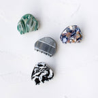 Eco Gemstones Hair Claw Clip: Jade