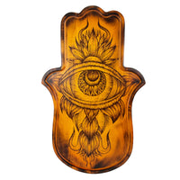 23-0810 Hamsa Hand Tray with Fawver Detailing