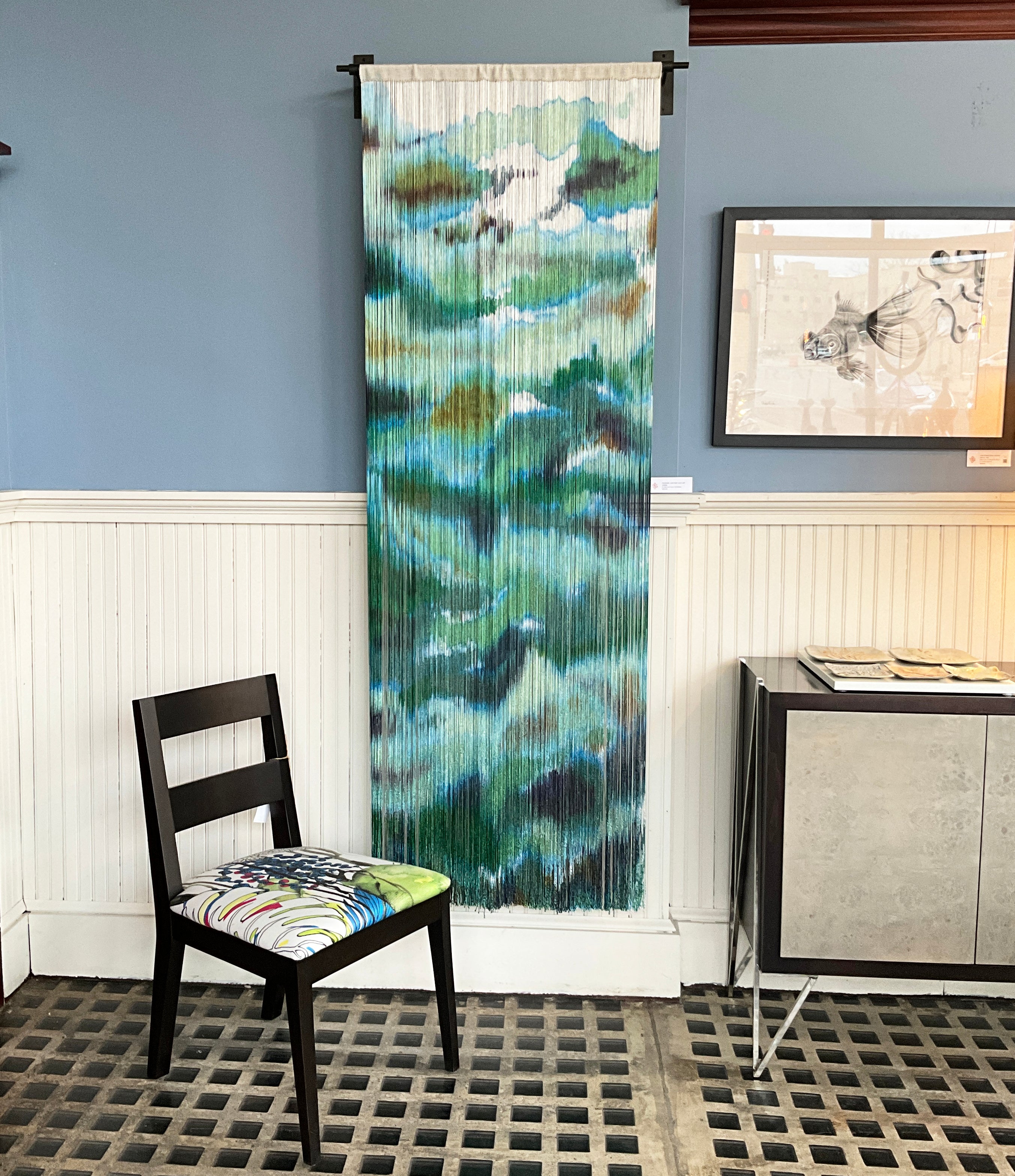 McMahon hand-dyed rayon wall hanging
