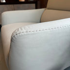 Italian Leather Bubble Swivel Chair
