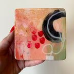 Hand Painted Coaster by Therese Cook