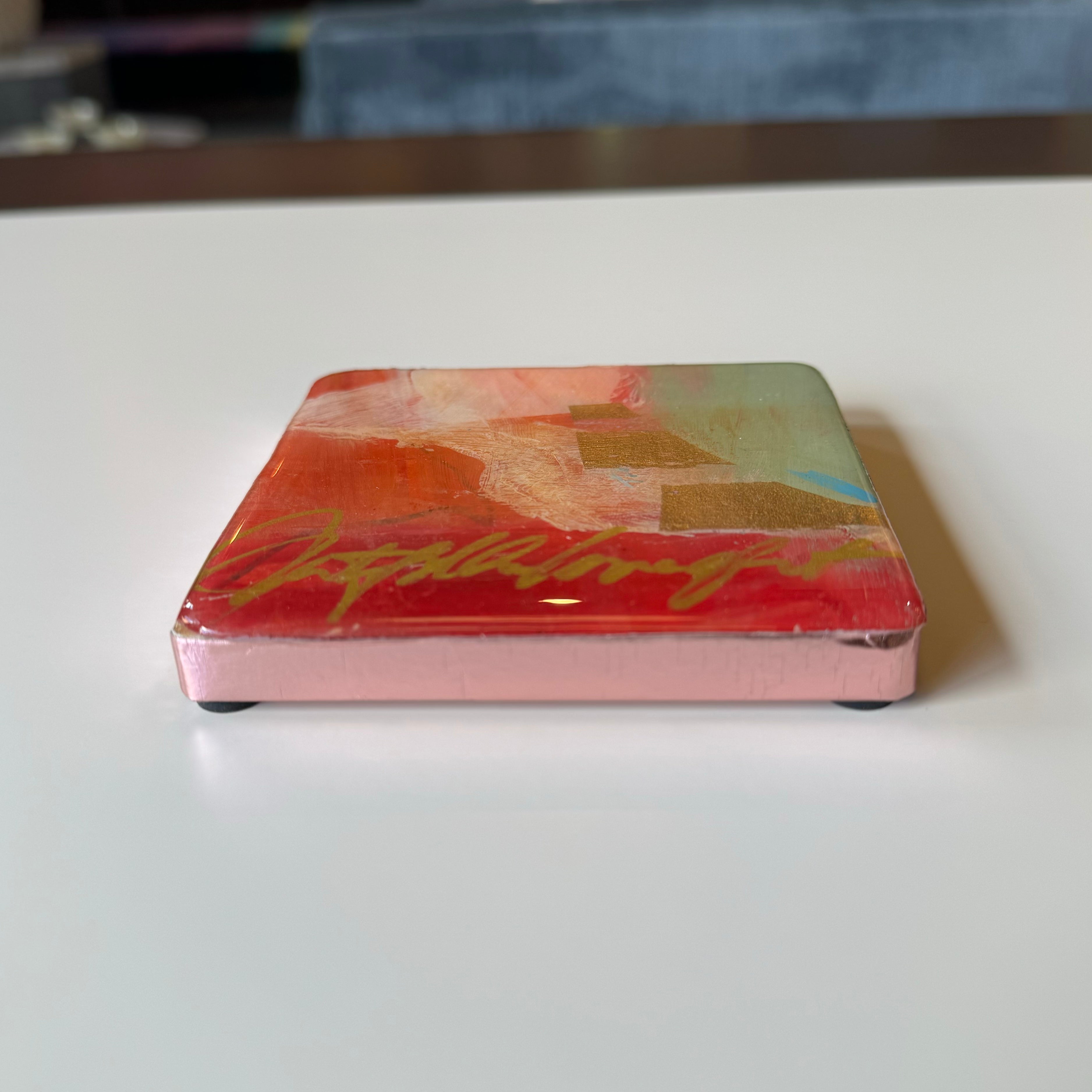 Hand Painted Coaster by Therese Cook