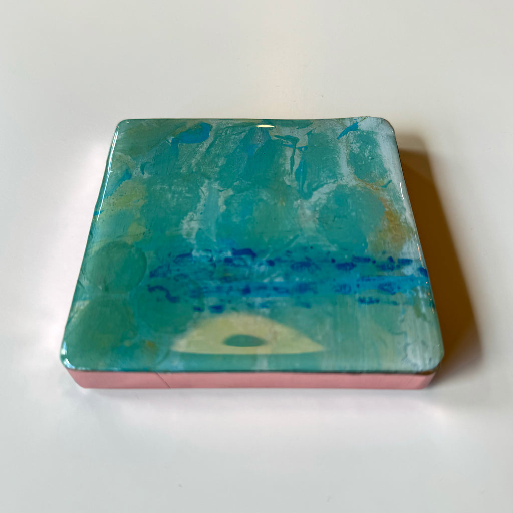 Hand Painted Coaster by Therese Cook