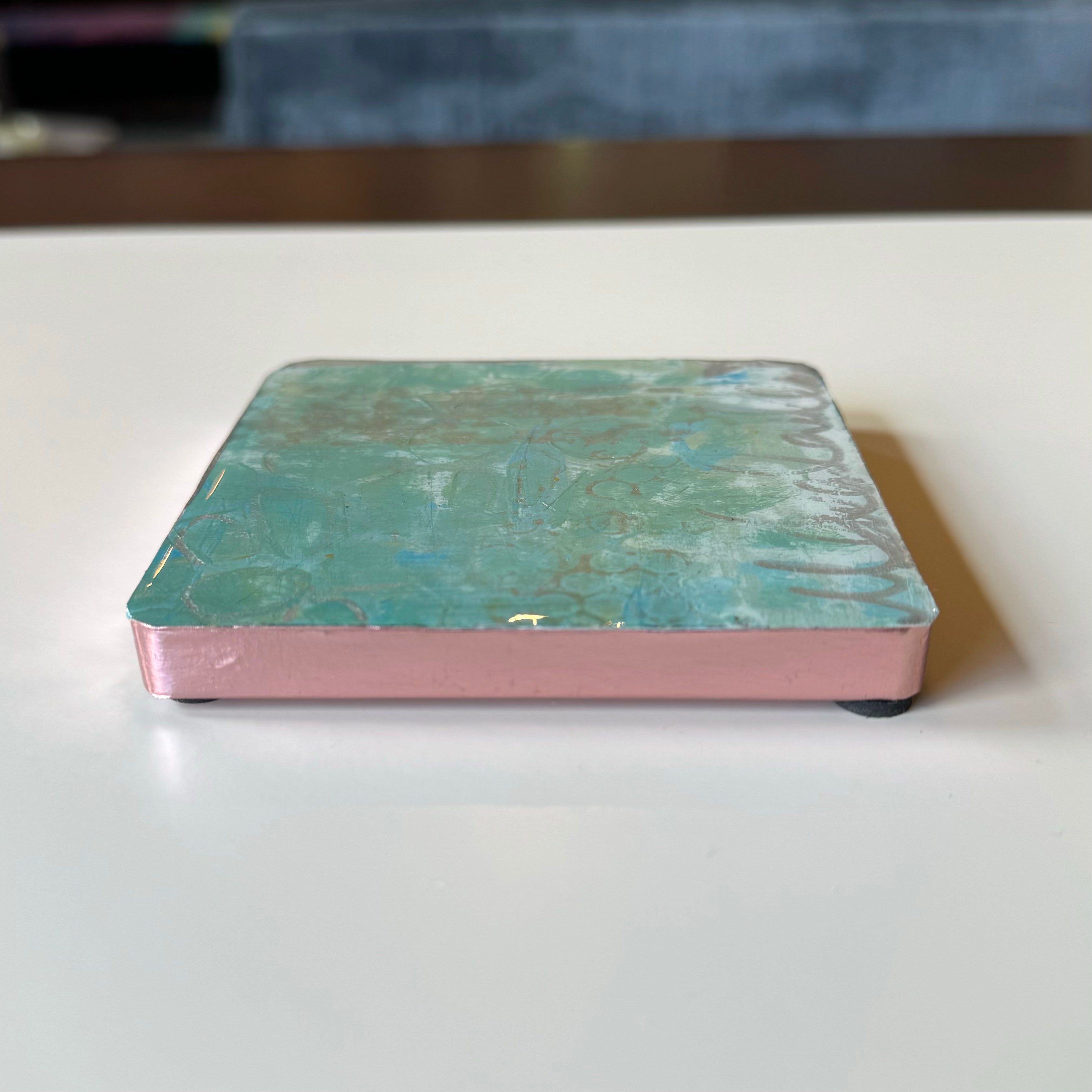 Hand Painted Coaster by Therese Cook