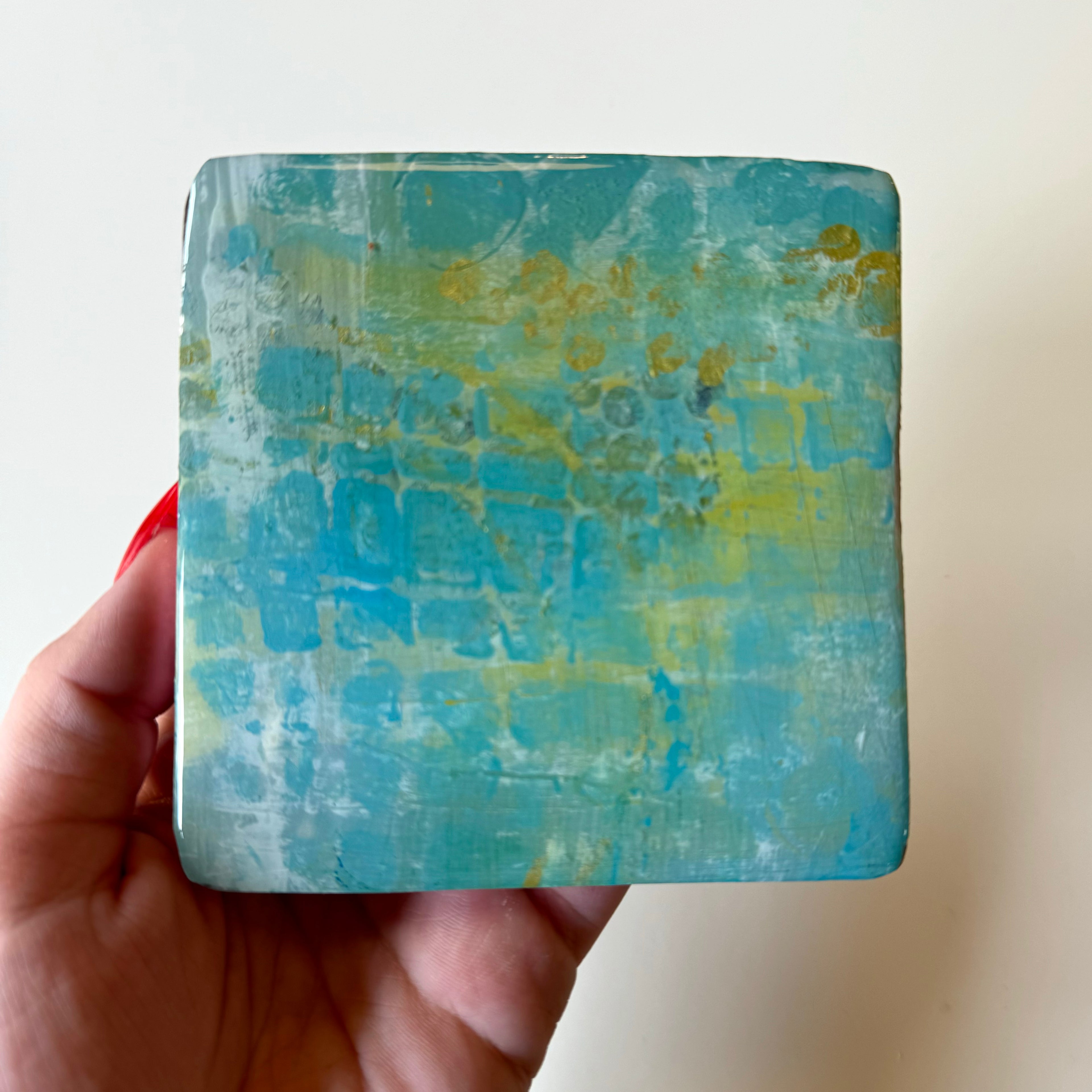 Hand Painted Coaster by Therese Cook