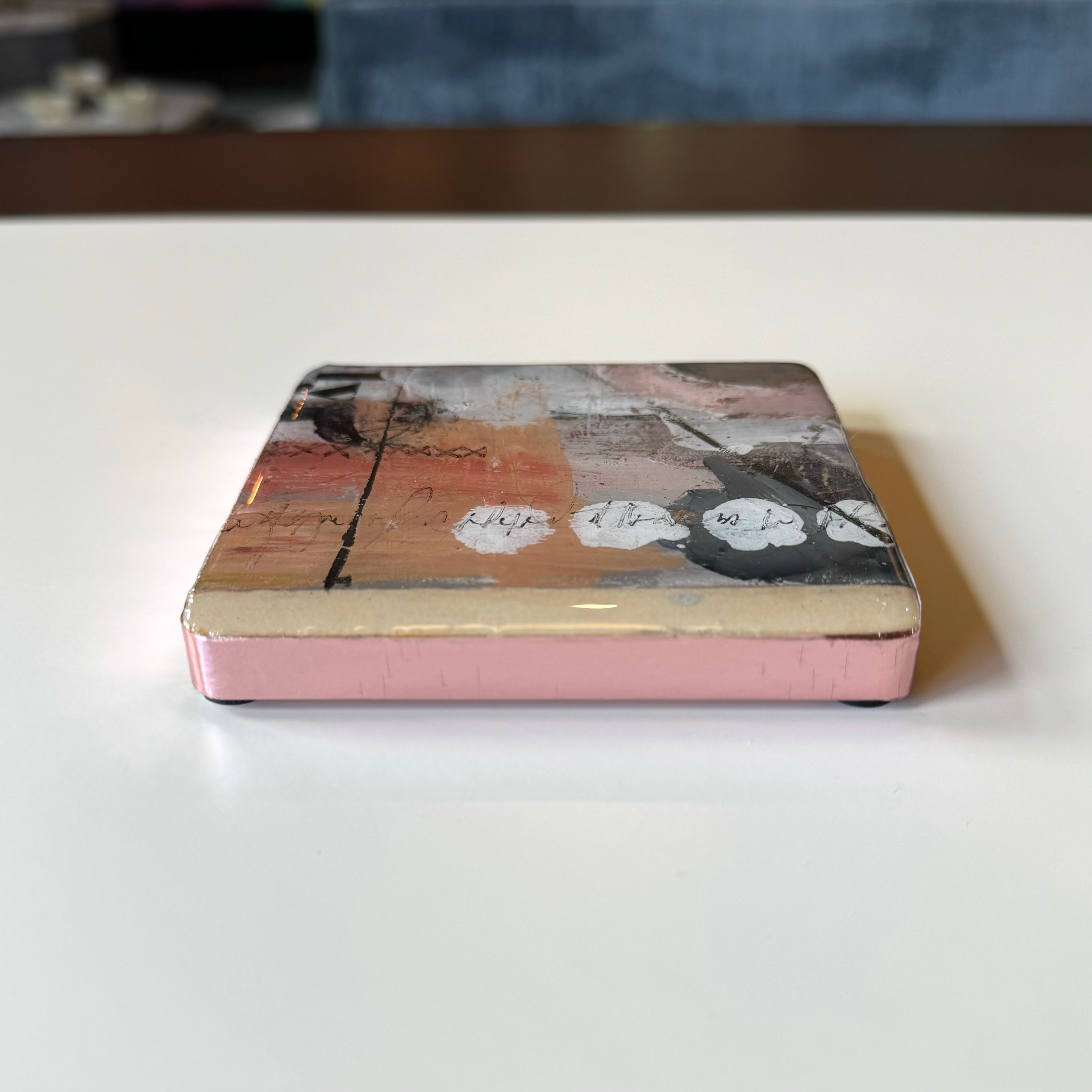 Hand Painted Coaster by Therese Cook