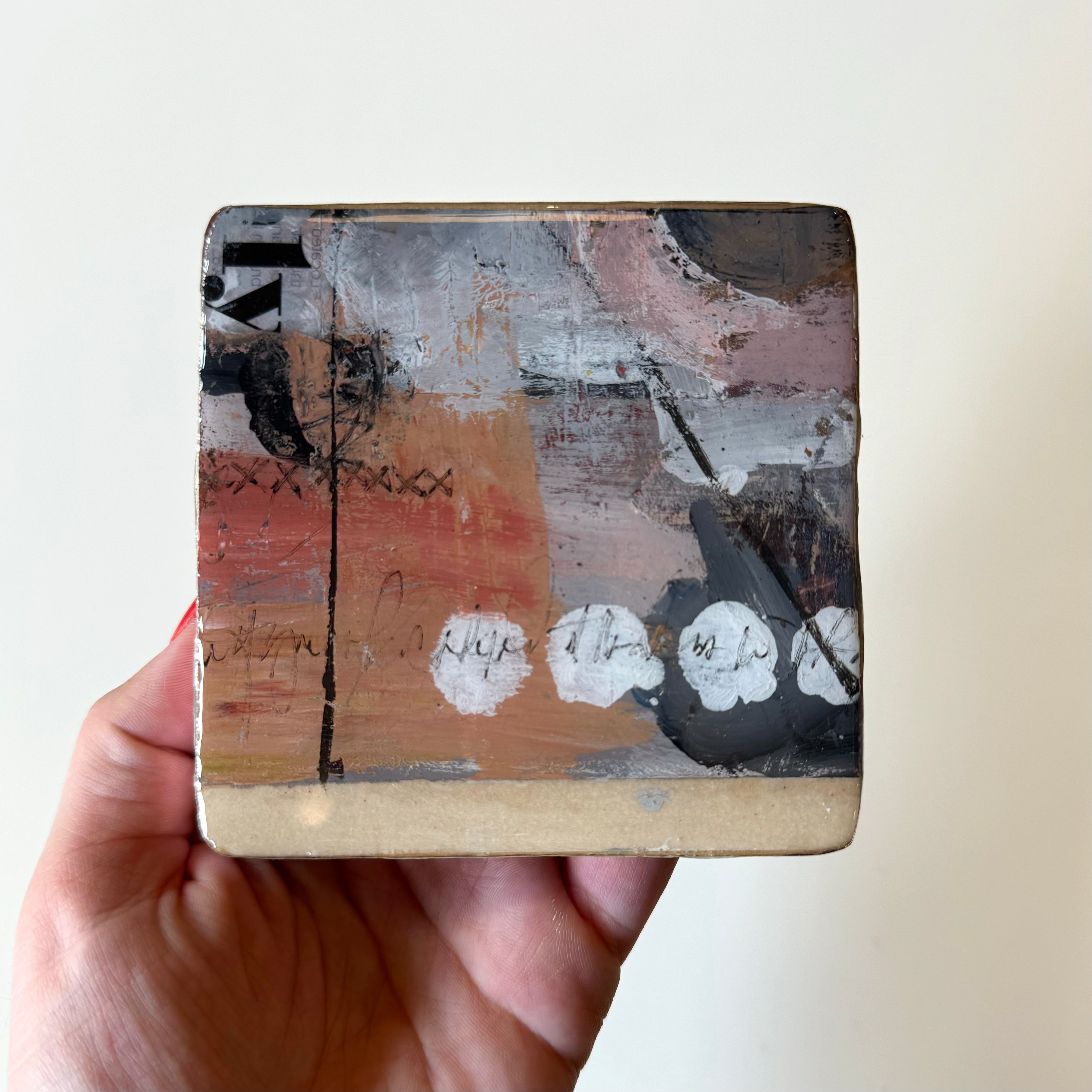Hand Painted Coaster by Therese Cook