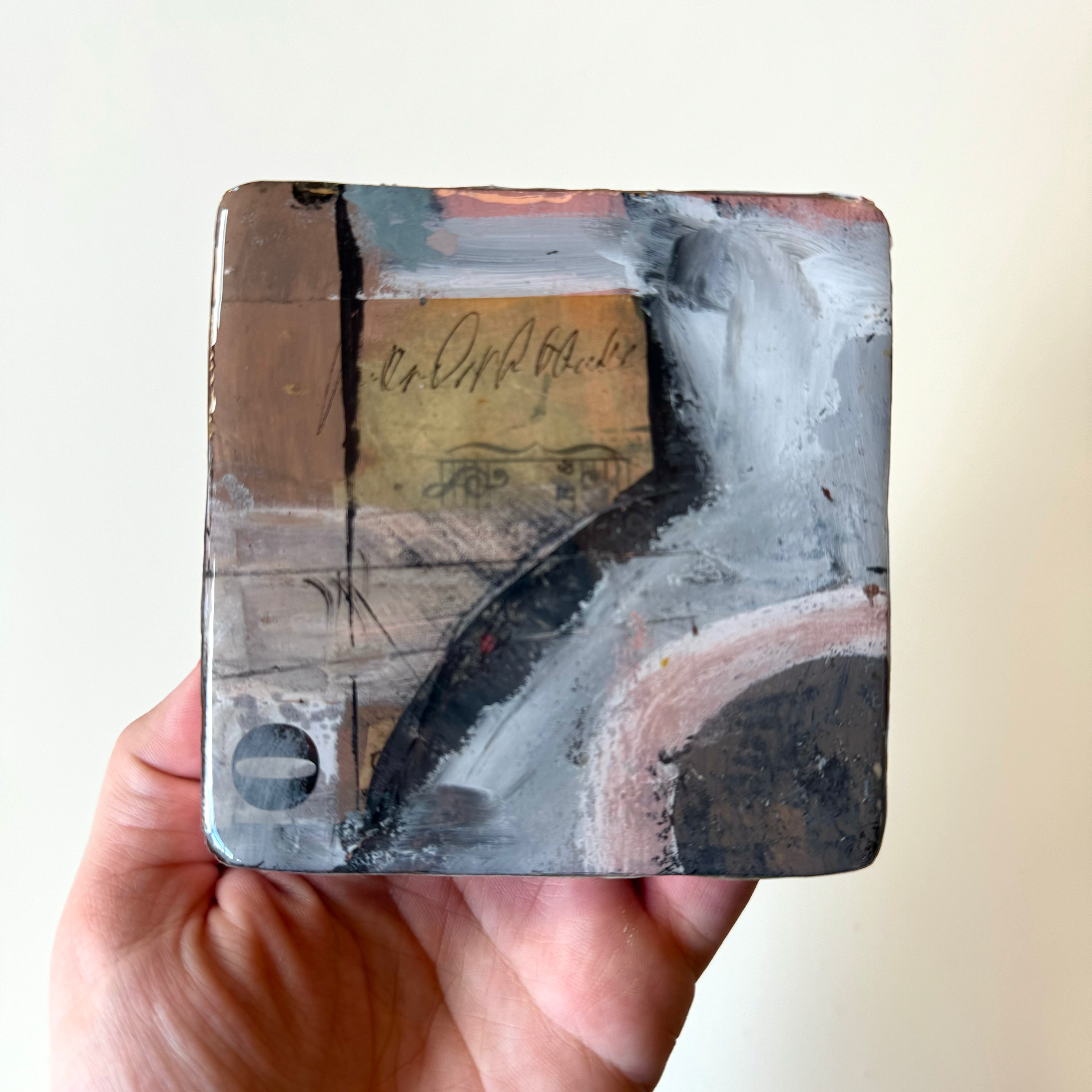 Hand Painted Coaster by Therese Cook