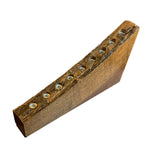 2023-01 Menorah - solid walnut with natural live edge surface