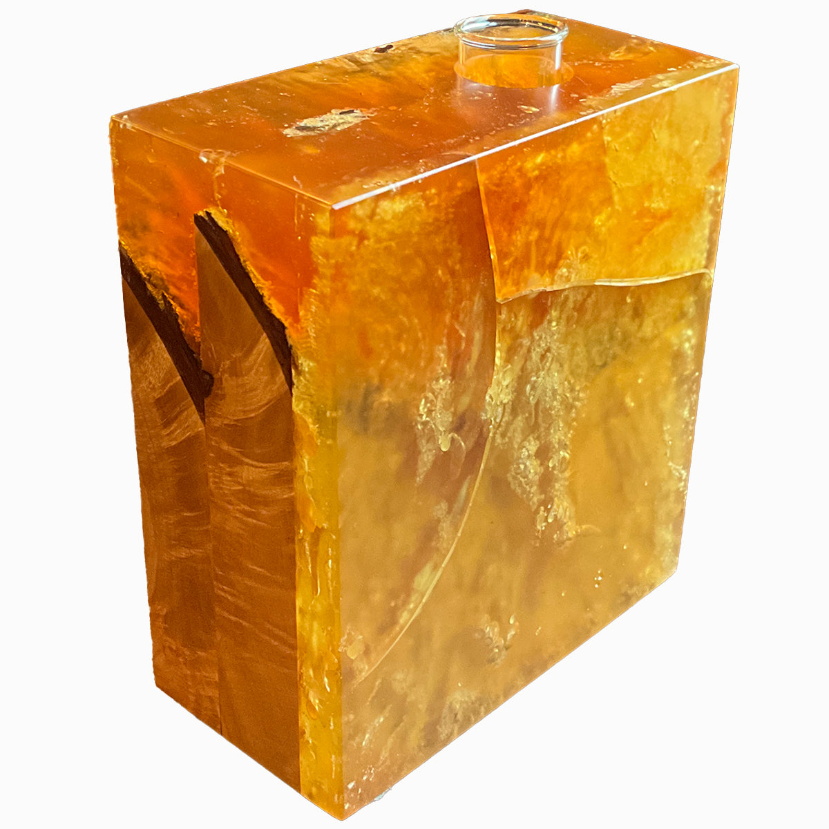 24-0102 Bud Vase with Resin