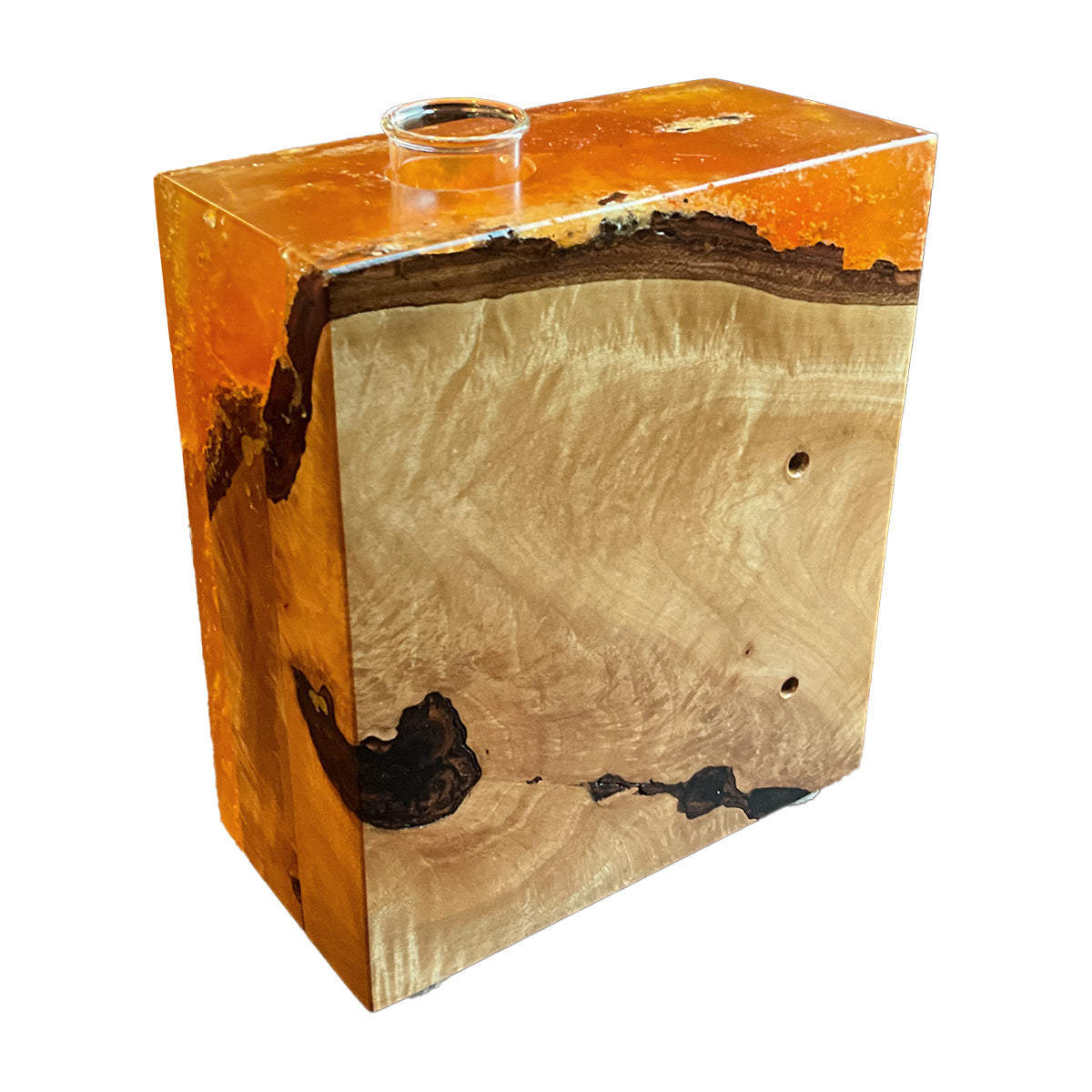 24-0102 Bud Vase with Resin