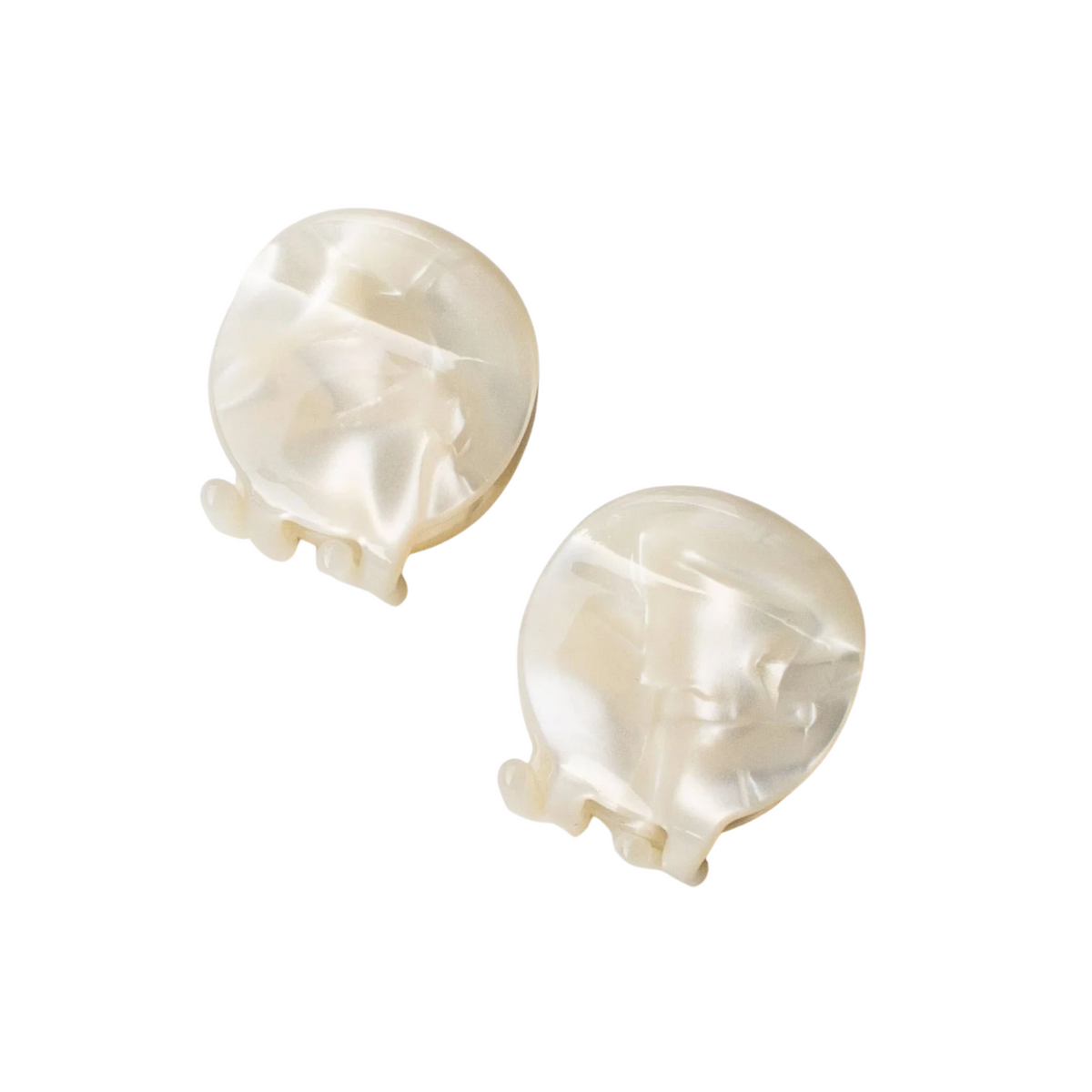 Eco Mini Very Modern Hair Clip Set: Cream Cheese