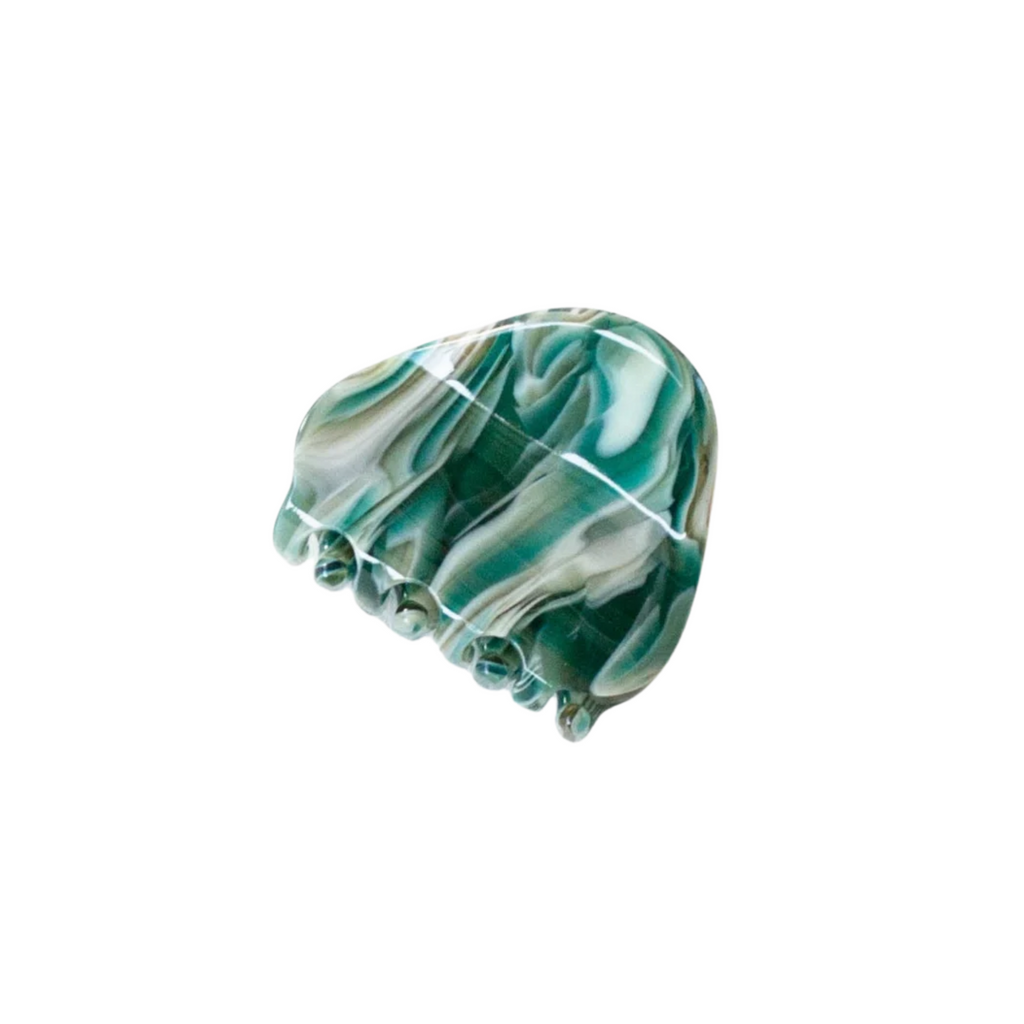 Eco Gemstones Hair Claw Clip: Jade