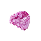 Eco Gemstones Hair Claw Clip: Mulberry Marble