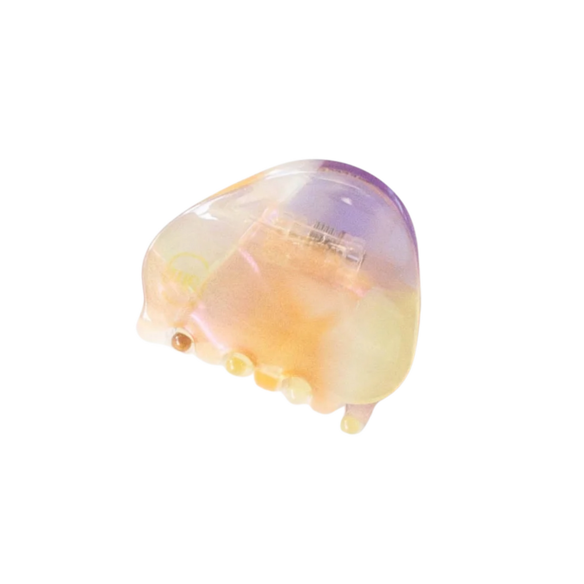 Eco Gemstones Hair Claw Clip: Lavender Pearl