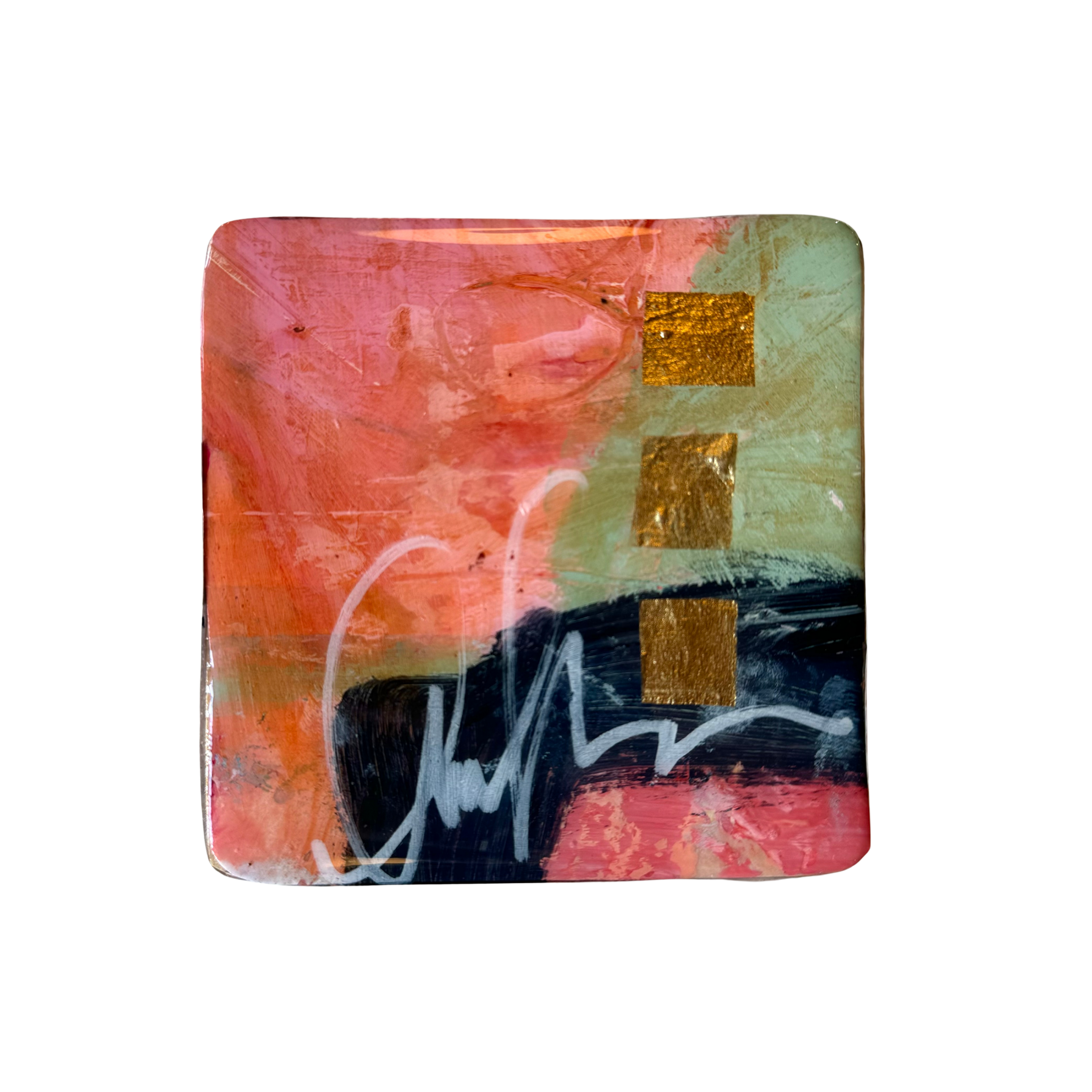 Hand Painted Coaster by Therese Cook