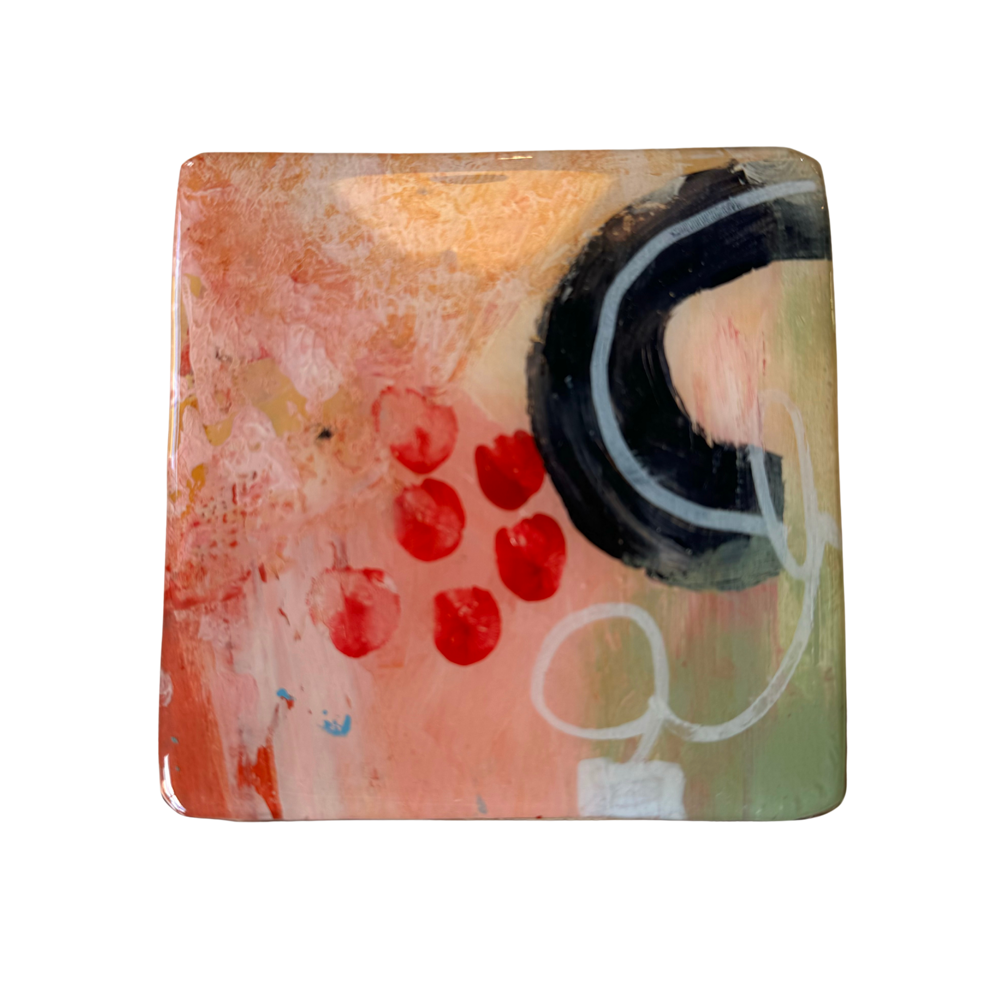 Hand Painted Coaster by Therese Cook