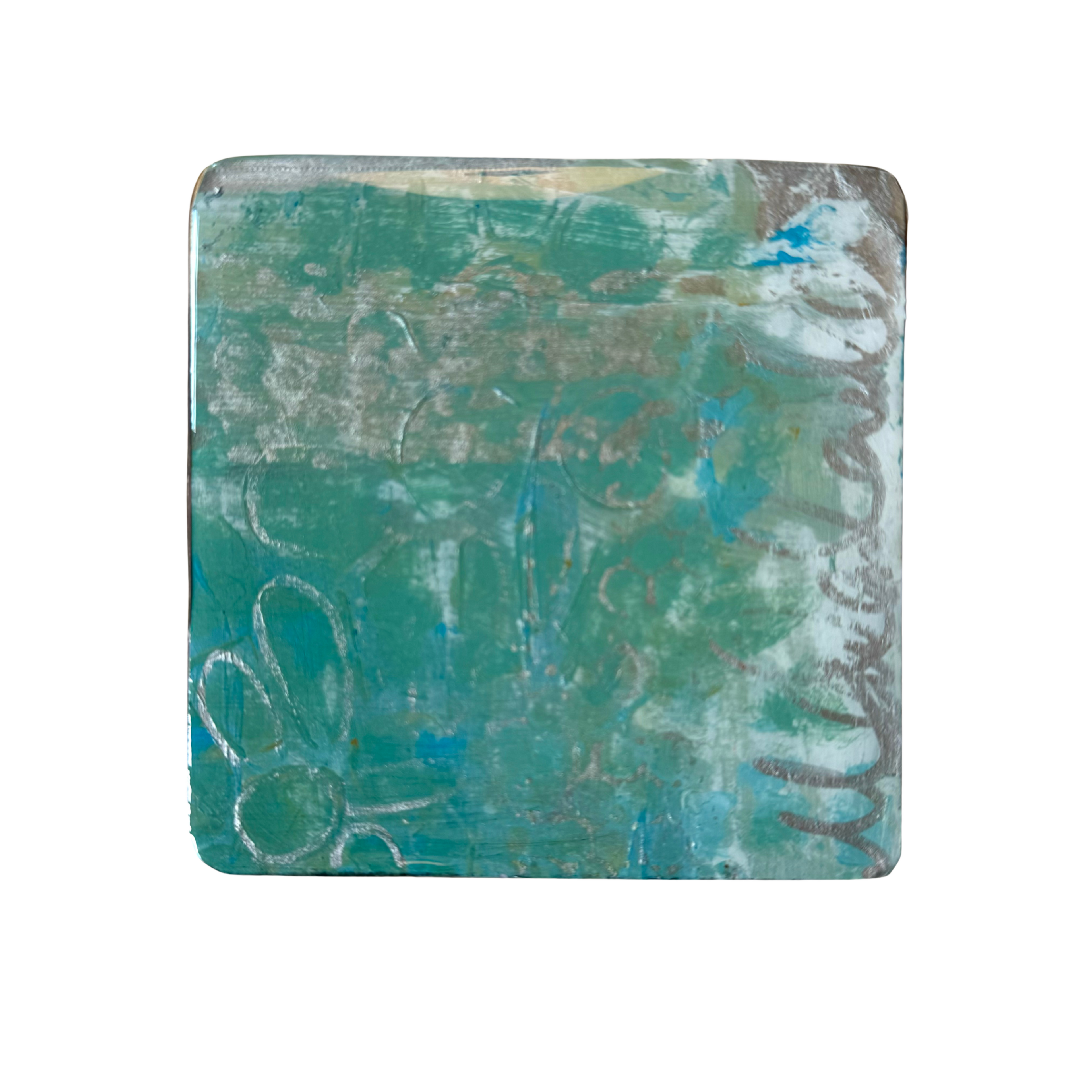 Hand Painted Coaster by Therese Cook