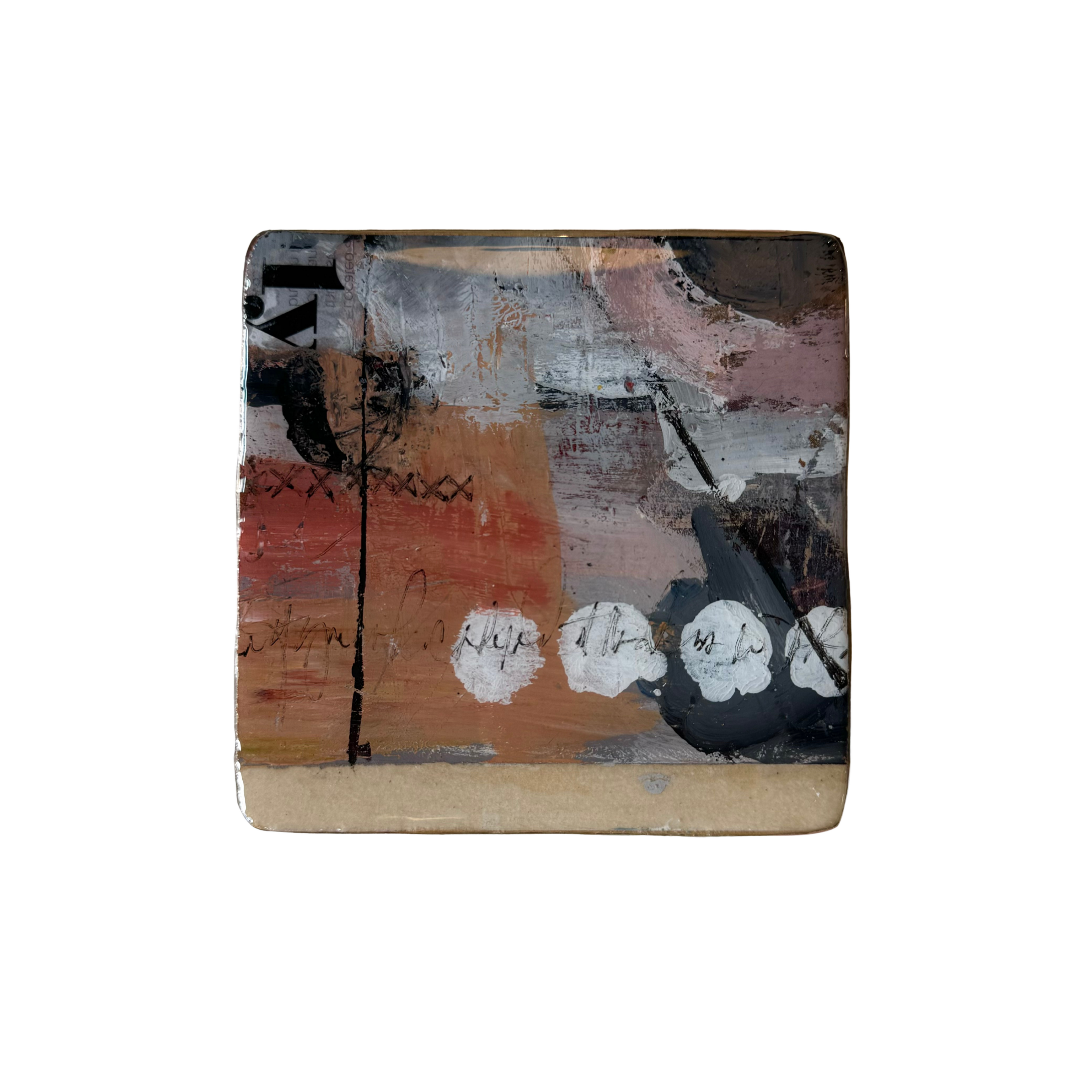 Hand Painted Coaster by Therese Cook