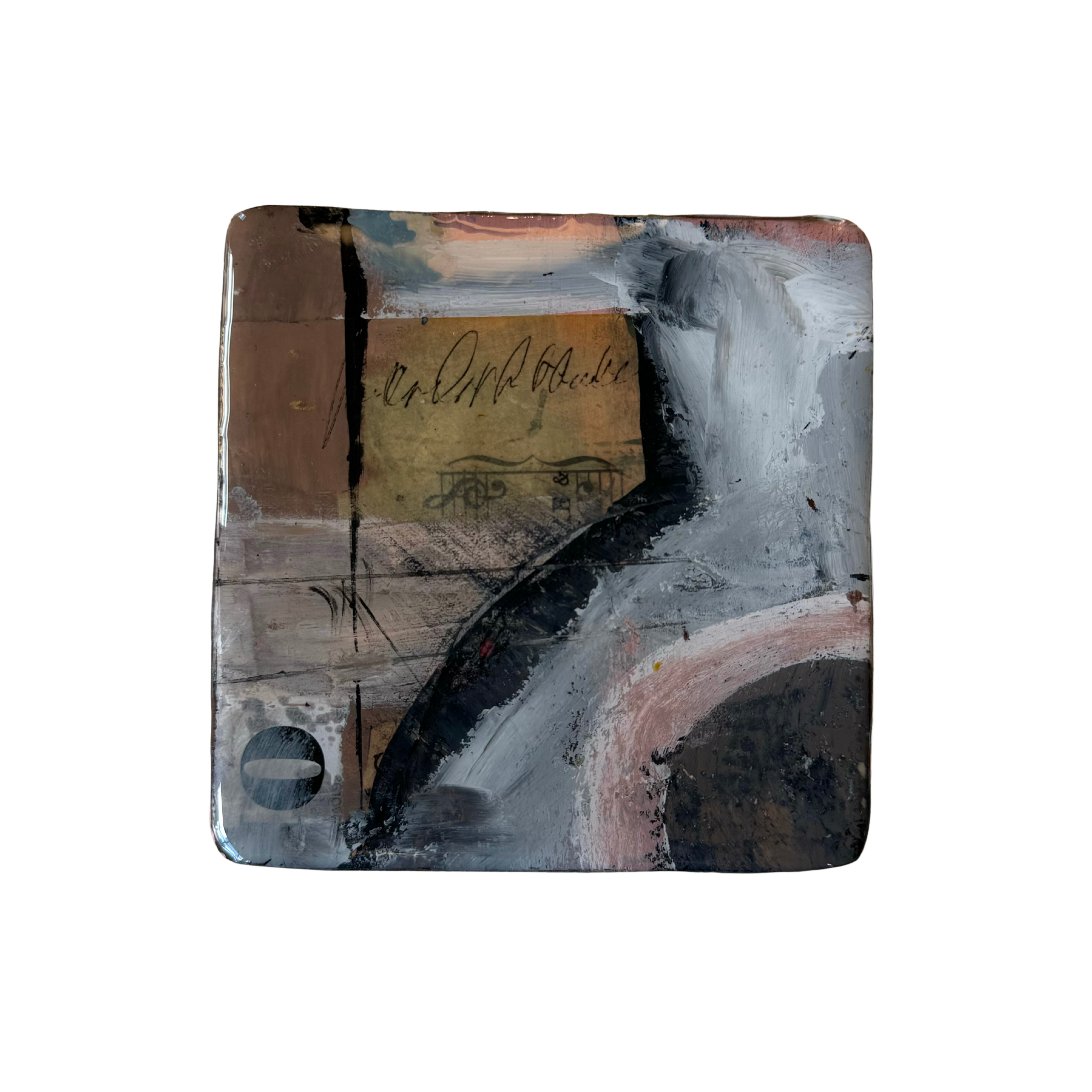 Hand Painted Coaster by Therese Cook