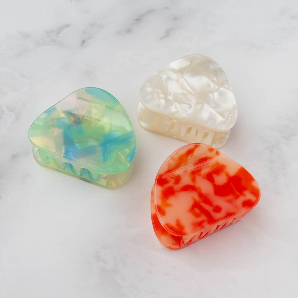 Eco Treasure Hair Clip: Cream Cheese