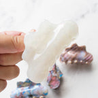 Eco Cloud Hair Claw Clip: Ivory Pearl