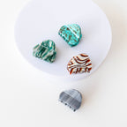 Eco Gemstones Hair Claw Clip: Jade