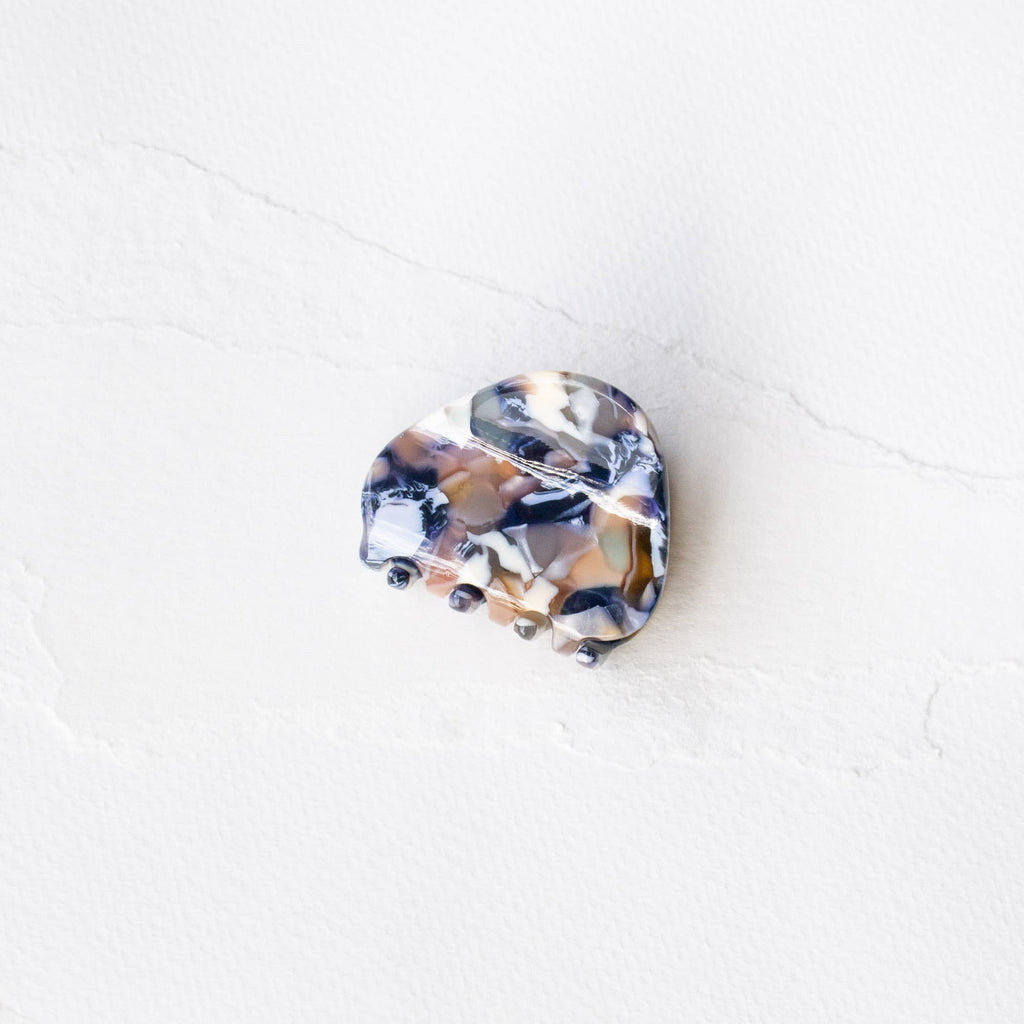 Eco Gemstones Hair Claw Clip: Blue Moon