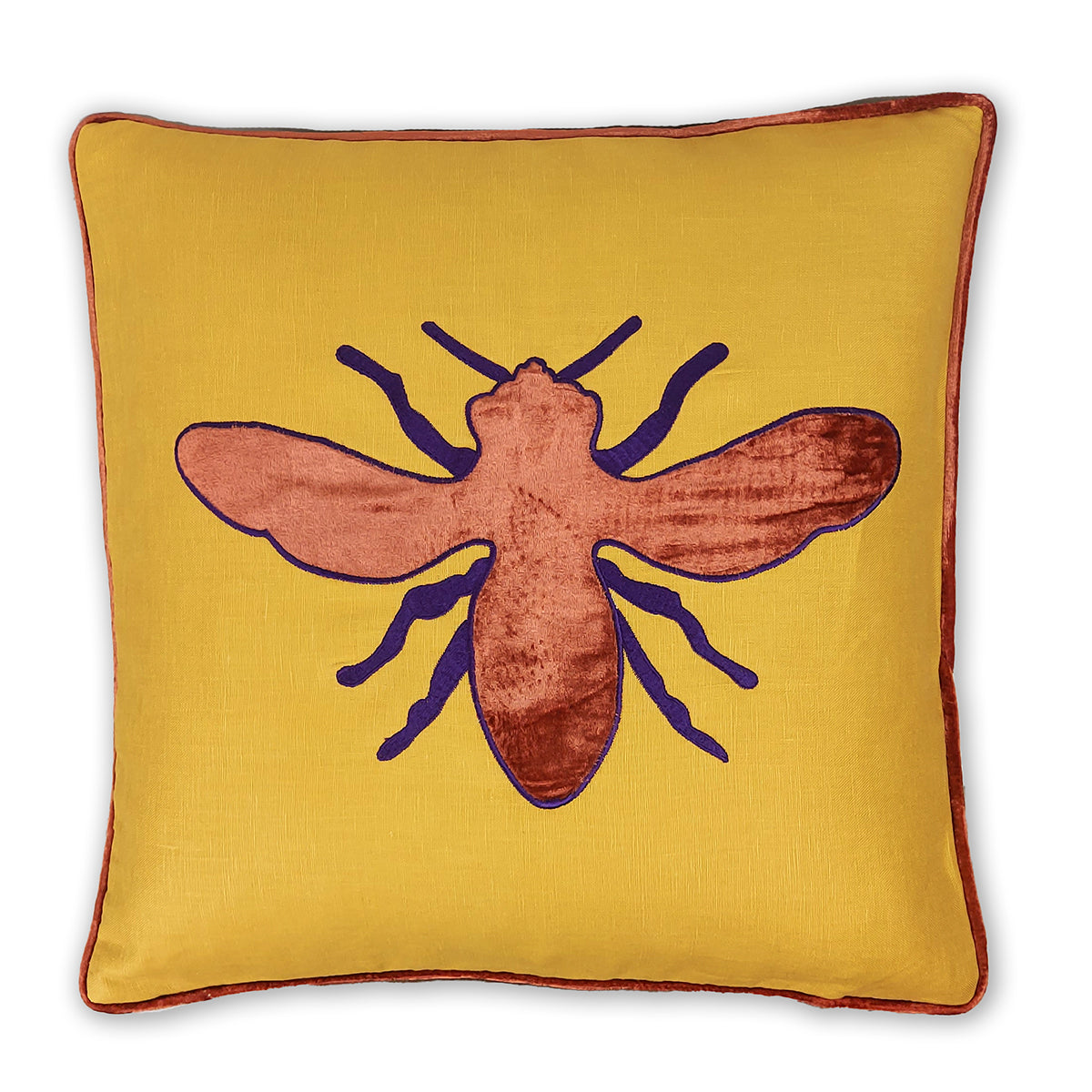 1-099 Moth Square Decorative Pillow