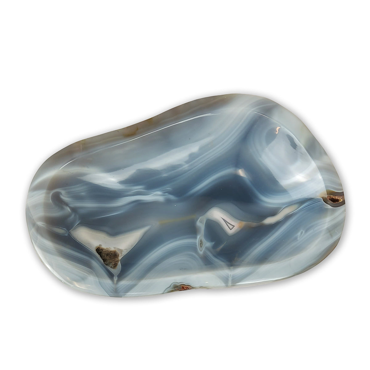 1068-1 Blue Agate Bowl
