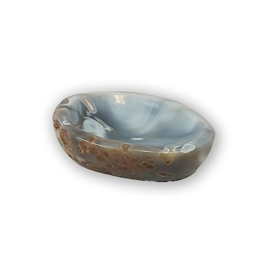1068-3 Blue Agate Bowl