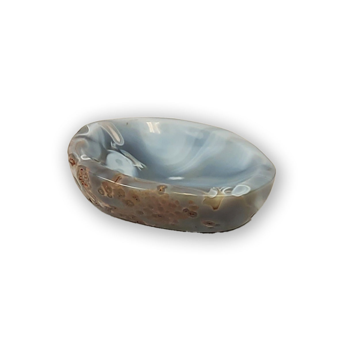 1068-3 Blue Agate Bowl