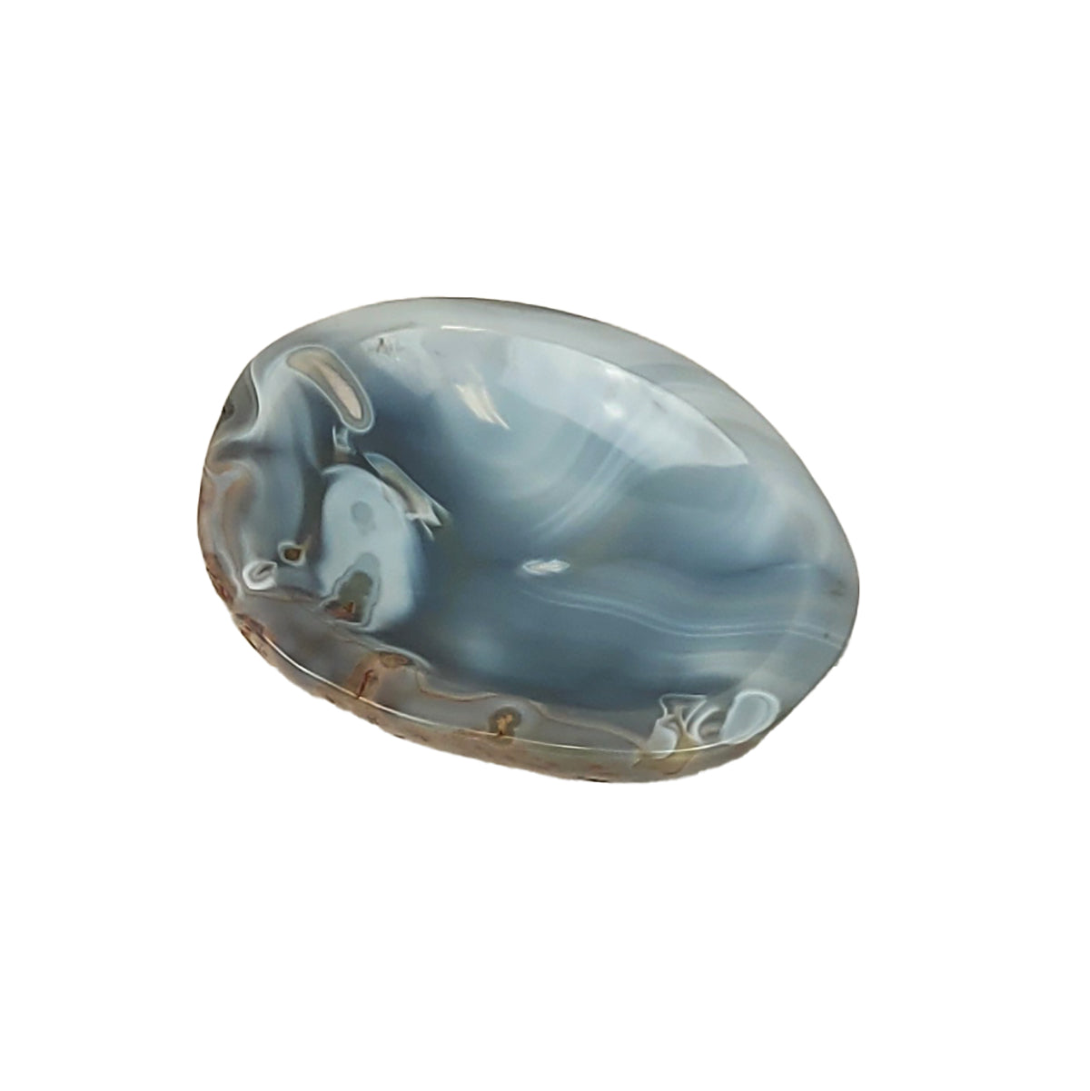 1068-3 Blue Agate Bowl